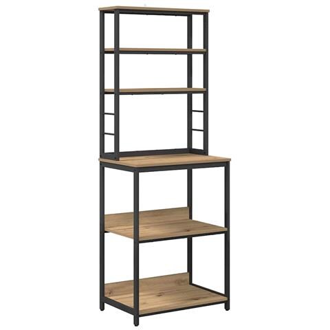 Mensola da cucina Rovere artigianale 60 x 40 x 168 cm - Foto 1