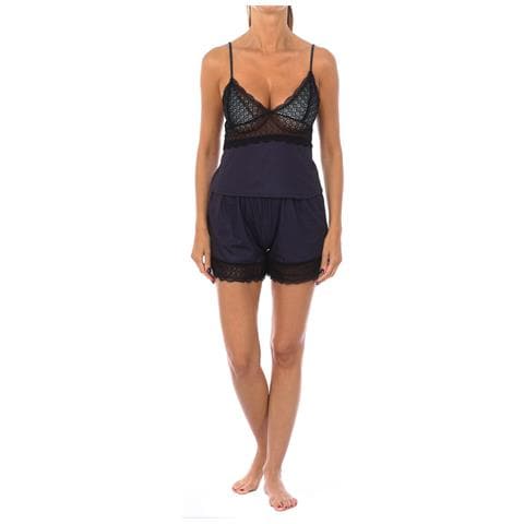 Pigiama Canotta Da Donna Con Scollo A V 1203 - Foto 1