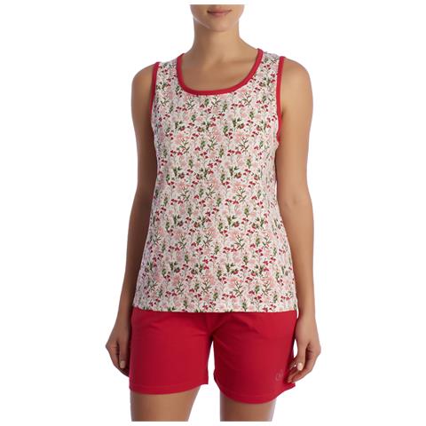 Pigiama Estivo Da Donna Con Spalline Larghe, Cotone Kl45250 - Foto 1