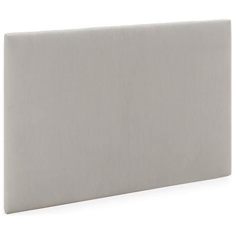 Testiera Imbottita Bari 90x60 Cm Grigio - Foto 1