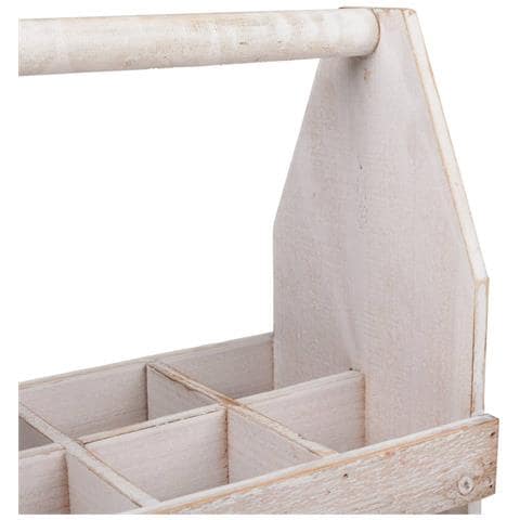 Portabottiglie In Legno Marrone 37x19x33h - Foto 6