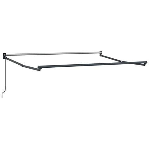 Telaio per tende da sole retrattile manuale Antracite 3 x 2 m - Foto 1