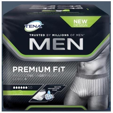 Mutandina Assorbente Maschile Tena Men Premium Fit Livello 4 S /M 10 Pezzi - Foto 1
