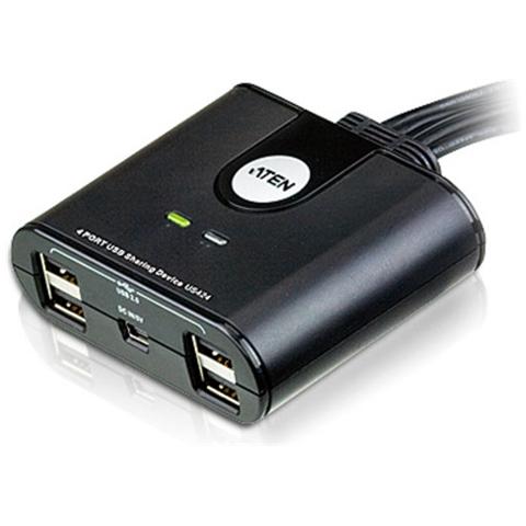 Switch per 4 periferiche USB a 2 computer US224 - Foto 3