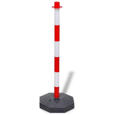 Set Stradale 2 Pali Con Catena Di Plastica 10 M - Foto 3