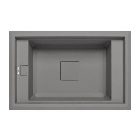 Lavello Value 130 Keratek Plus 77x50 cm 1 vasca Colore Light Grey 97 - Foto 1