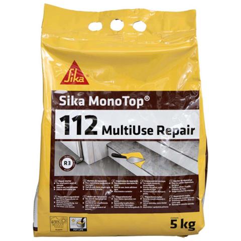 Malta Pronta Per L'uso Monotop 112 Riparazione Multiuso - 5 Kg - Foto 4