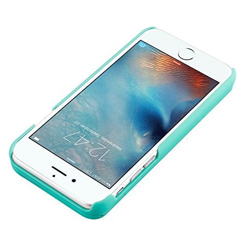 Custodia Compatibile Con Apple Iphone 6 Plus / Iphone 6s Plus In Turchese - Hard Case Coperchio Protettivo Con Specchio E Slot Per Carte - Foto 2