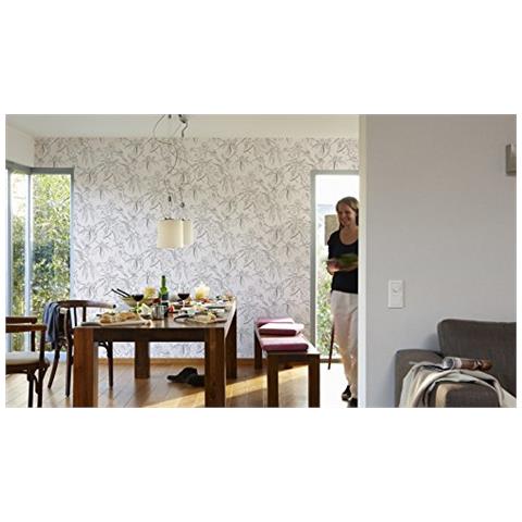 As. Carta Da Parati In Tessuto Non Tessuto Tappezzeria Majestic Creation, Crema, 960115 - Foto 3