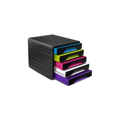 Cassettiera 5 Cassetti Standard Nero / multicolori 7-111 Smoove - Foto 1