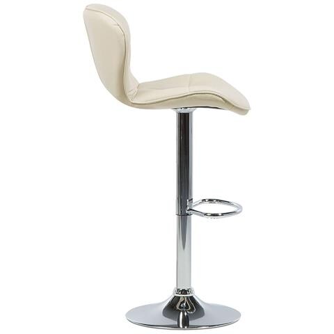 Set Di 2 Sgabelli Girevoli In Similpelle Beige Valetta - Foto 15