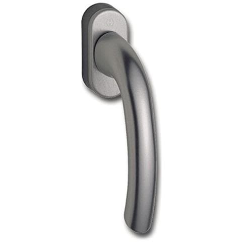 Maniglia Per Finestra Con Tokyo Retinatura, Quadrato 7 X 32 Mm, Effetto Acciaio Inox, 8106650 - Foto 1