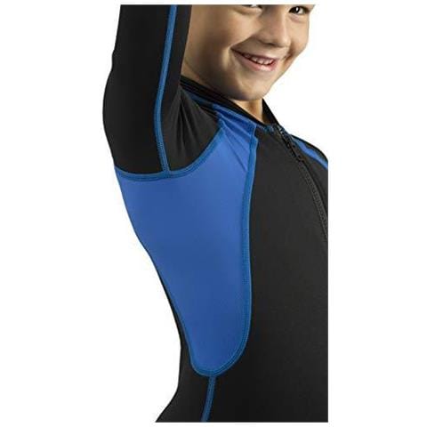 Bambini Shorty Maniche Lunghe Termica Muta Da Sub Blu Piccolo - Foto 2