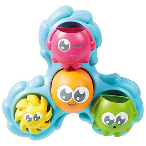 E72820c Spin Splash Toomies Octopus Toy Bagno Per Lacqua Gioca Adatto Per 1 2 3 E 4 Anni Di Et Girls Boys Multicolore - Foto 1