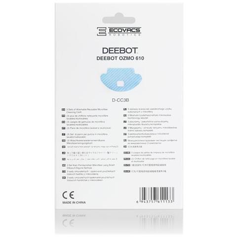 Panno Lavapavimenti Ecovacs Per Ozmo 610/601 D-cc3b Blu - Foto 1