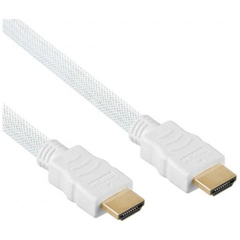 Cavo HDMI 1.5m 2xHDMI Colore Bianco - Foto 1