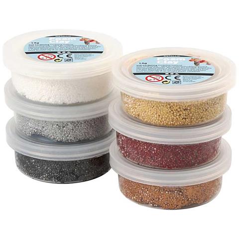 Set Per Modellare Foam Clay® Metallic - 6 X 14 G - Foto 1