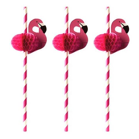 87782 Cannuccia Monouso 50 Pz Rosa, Bianco - Foto 1