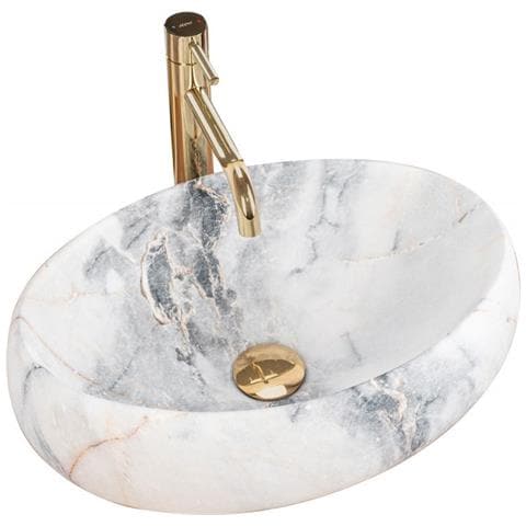 Lavabo Da Appoggio Linda Granit Mat - Foto 1