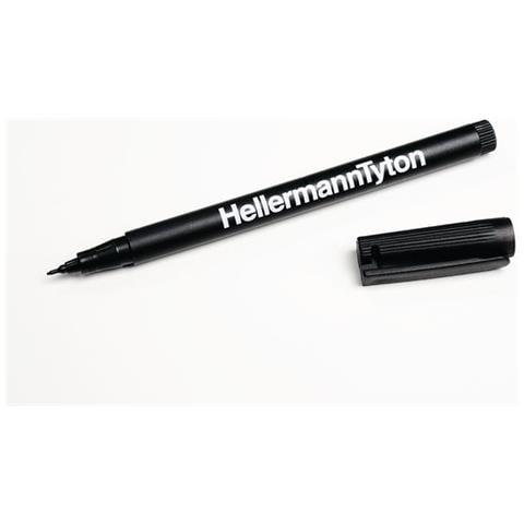 Hellermann Tyton 500-50820 Tipo Di Punta Nero 2pezzo (i) Marcatore Permanente - Foto 1