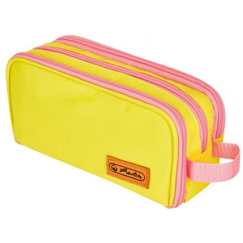 Neon Astuccio Portamatite Poliestere Rosa, Giallo - Foto 1
