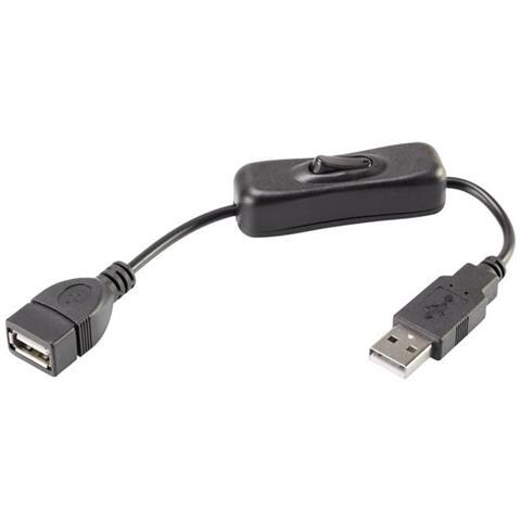 Rf-3322982 Cavo Usb 0,25 M Usb 2.0 Usb A Nero - Foto 1