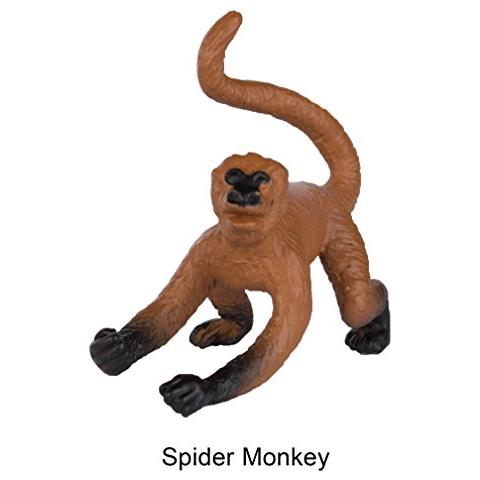 Safari Ltd Apes & Monkeys Toob - 12 Figurine: Babbuino, Orango, Tamarino, Lemure, Gorilla, Mandrillo, Scimpanzé, Scoiattolo, Ragno E Scimmie Lanose - Personaggi Giocattolo Educativi Per Ragazzi, Ragazze E Bambini Dai 3 Anni In Su - Foto 3