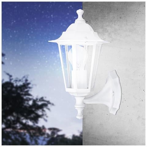 Applique Contemporanea Da Esterno Laterna 5 1 Luce Alluminio Fuso Bianco - Foto 1