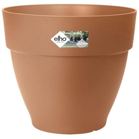 Vaso Ø 47 Cm Rotonda Antracite Plastica - Foto 1