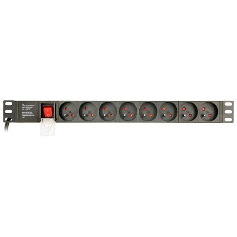 Multipresa 19' 8 Tomas Schuko Con On /off Switch Eg-pdu-014-f (3 M) - Foto 1