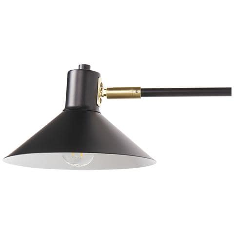 Lampada Da Parete A 2 Luci Acciaio Nero Kadassa - Foto 2
