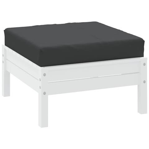 Cuscino Per Pallet Nero 60x60x8 Cm In Tessuto - Foto 3