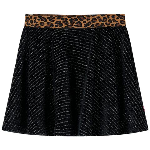 Gonna Da Bambina Con Vita Leopardata Nera 92 - Foto 1