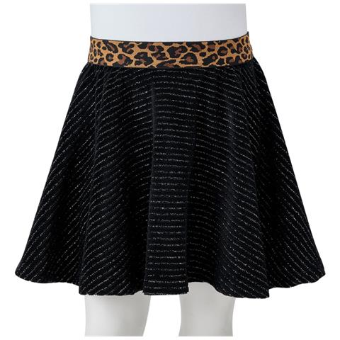 Gonna Da Bambina Con Vita Leopardata Nera 92 - Foto 8