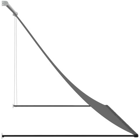 Tenda Da Sole Retrattile Antracite 250x150 Cm Tessuto E Acciaio - Foto 2