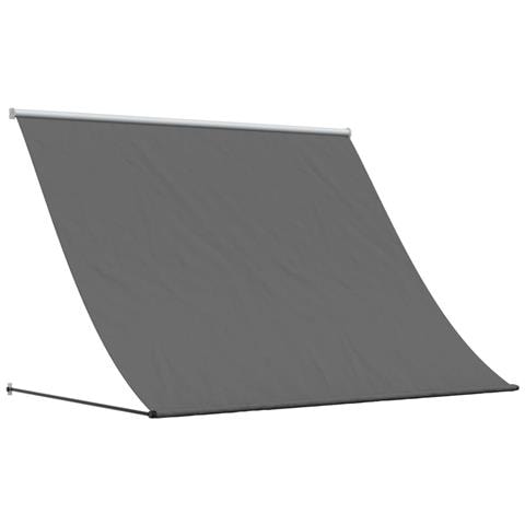 Tenda Da Sole Retrattile Antracite 250x150 Cm Tessuto E Acciaio - Foto 1