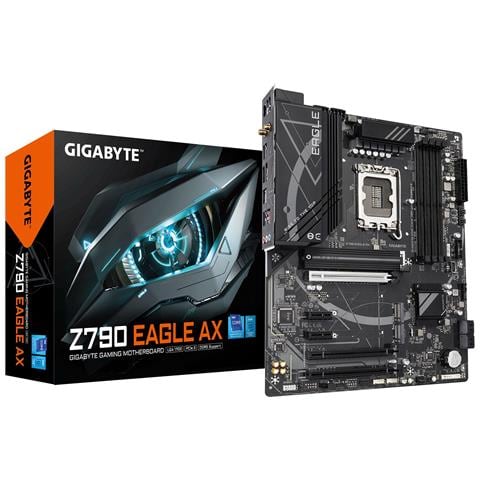 Z790 Eagle Ax - Intel - Lga 1700 - Intel Celeron - Intel Core I3 - Intel Core I5 - Intel Core I7 - Intel Core I9,... - Lga 1700 - 192 Gb - Ddr5-sdram (z790 Eagle Ax 1.0) - Foto 1