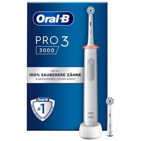 Spazzolino Elettrico Oral-b Bianco - 2 Testine - Testina Rotonda - 3 Modalità Di Spazzolatura - Foto 2