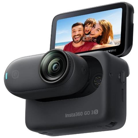 Fotocamera per Sport d'Azione GO 3S Schermo Touch Screen 2.2" Risoluzione 4K Ultra HD 4000 x 3000 Pixel 128 GB RAM Wi-Fi IPX8 Nero - Foto 2