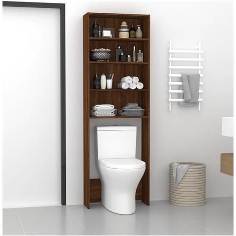 Mobile per Lavatrice Rovere Marrone 64x24x190 cm - Foto 2