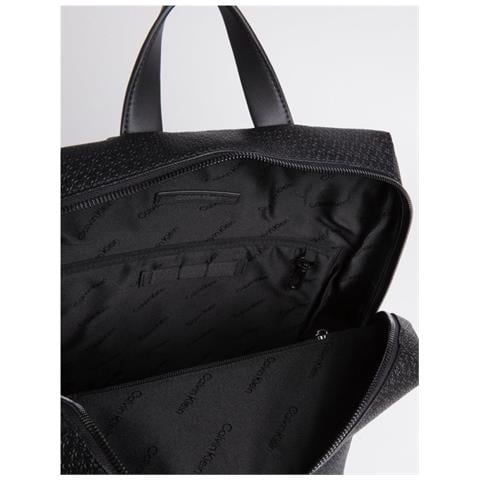 Minimalism Squared Backpack Zaino Sintetico Borse Uomo Nero Eu One Size, K50k510802 Bax - Foto 3