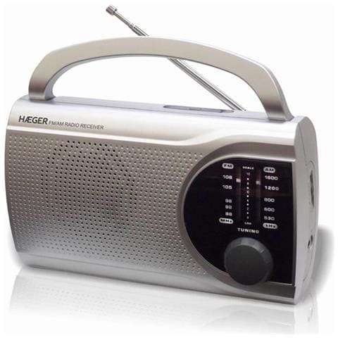 PR-BIB. 004B radio Portatile Digitale Argento - Foto 1