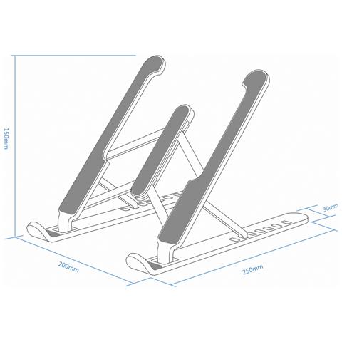 LPS1M-099 supporto per laptop Supporto per computer portatile Argento 38,1 cm (15") - Foto 2