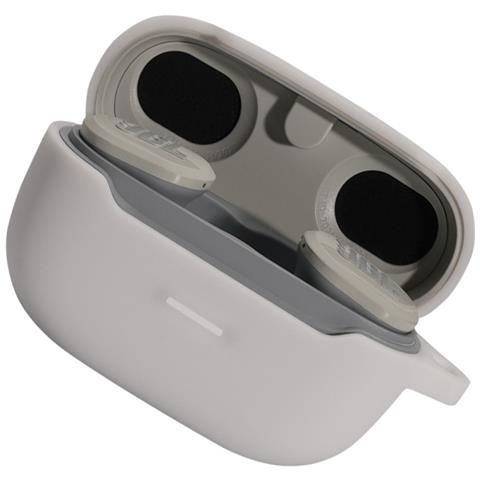 Custodia Protettiva Per Auricolari Bluetooth Con Moschettone White - Foto 2