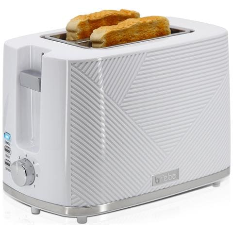 Ta1169wht Elegance Tostapane A Fessura Larga A 2 Fette, 7 Livelli Di Tostatura, Pinze 870w Bianco - Foto 1