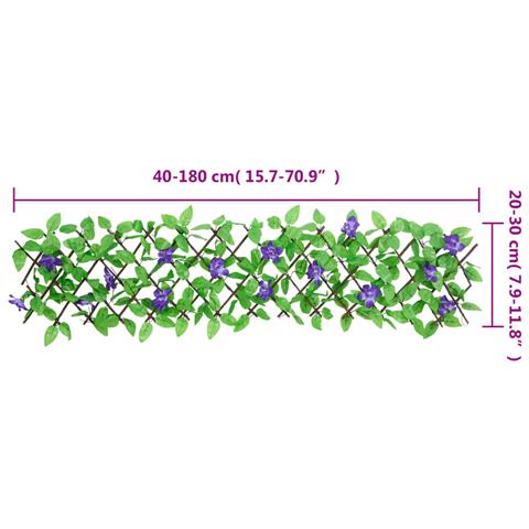 Lusso Casadino -  Traliccio Edera Artificiale Espandibile 5 Pz Verde 180x20 Cm - Foto 7
