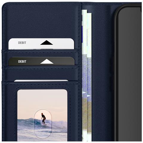 Custodia Per Iphone 13 Con Cover Rimovibile, Blu Notte - Foto 5