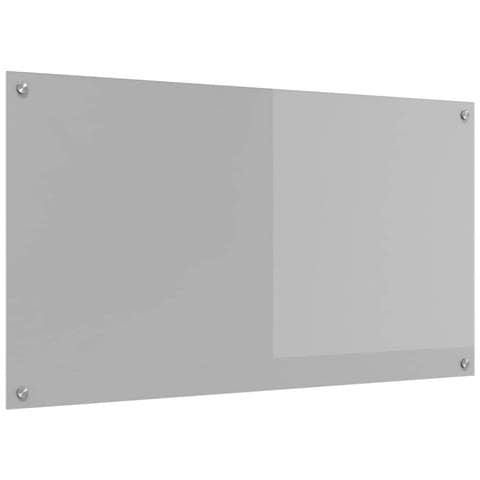 Schienale Cucina Grigio Chiaro 110x60x0,6 cm Vetro Temperato di - Foto 1