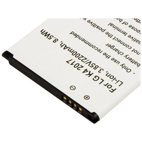 Batteria Per Lg K4 2017 / K8 2017 / K9 2018 Li-ion 3.85v 2200mah 8.5wh - Foto 3