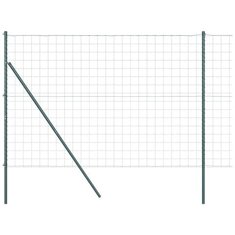 Fissaggio a Terra Euro per Recinzione 10 x 1,5 m Verde Rete - Foto 1
